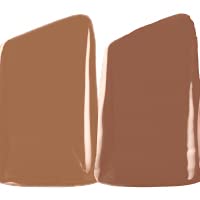 Luminess Breeze Duo Airbrush Makeup System, Deep Coverage – 9-Piece Kit includes 2x Silk Airbrush Foundation, Apricot Shade Blush, Glow Highlighter, Moisturizer Primer, and Airbrush Cleaning Solution