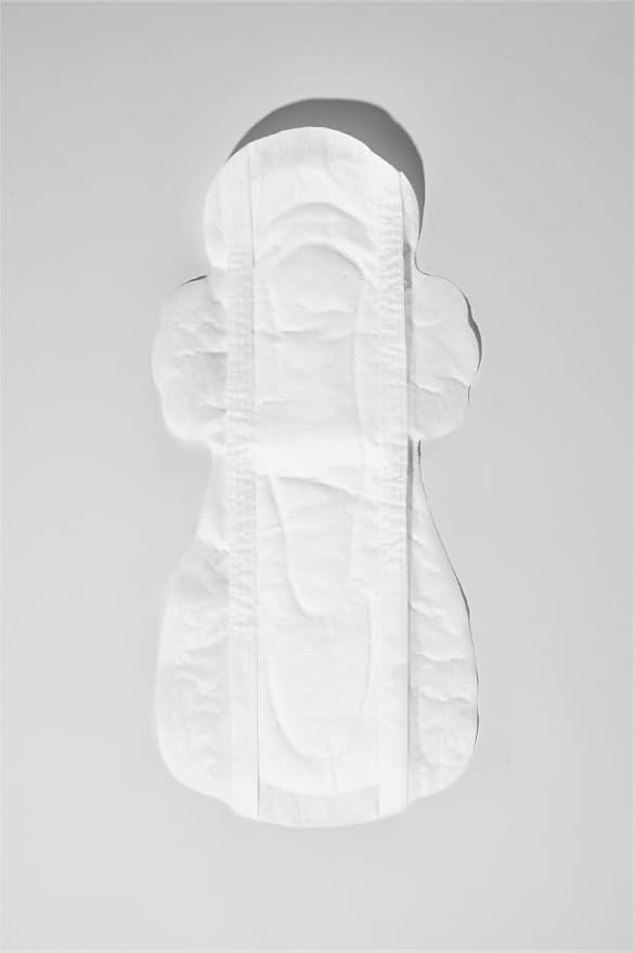 Hyye Overnight Ultra Thin Sanitary Pads with Wings, Heavy Flow Absorbency, Air Flow Cotton Soft Touch Cover, Unscented, Made in Korea (Overnight, 12 Count)