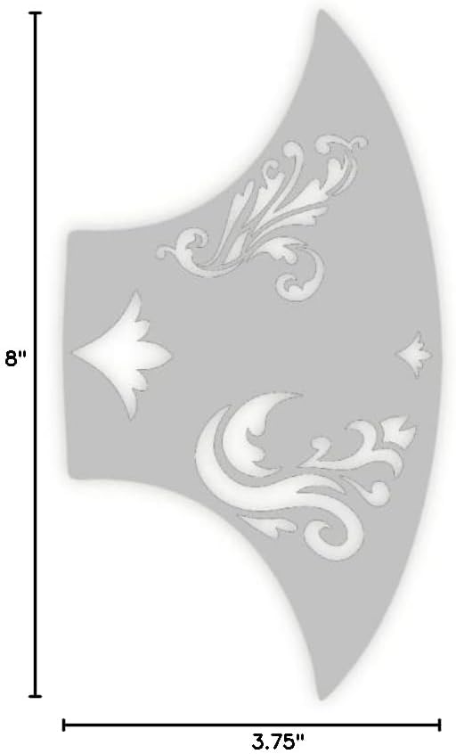 Stencil1FX Flourishes 1 Eyes Makeup Stencil - Fairy Renaissance Elven Princess - Makeup Stencil for Costumes, Dress Up, Halloween, Cosplay, Arts, Face Painting