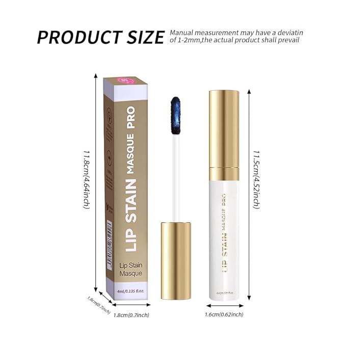 Lip Liner - Peel Off Lip Stain | Long Lasting Matte Lip Tattoo | Transfer Proof, Hydrating Formula with Hyaluronic Acid & Vitamin E | Vegan & Cruelty-Free | for All Skin Types(3#Rosy Red)