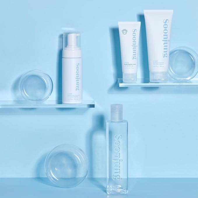 ETUDE Soonjung pH 6.5 Whip Cleanser, Face Wash for Sensitive Skin, Soft Bubble, Hypoallergenic Cleansing, Low pH Level, Fragrance-Free, Panthenol, Madecassoside, Korean Skin Care, Beauty (8.45 Fl Oz)