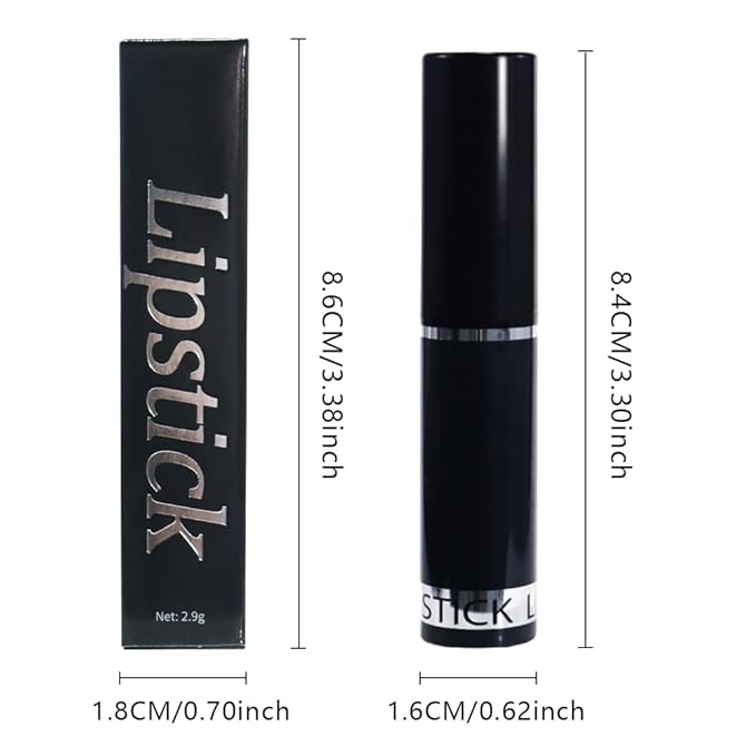 Dark Red Matte Lipstick Crayon Pencil Set,Velvet Lip Stick for Women 24 Hour Long Lasting Waterproof Lip Liner,Magic Lipstick 24 Hours Original Lip Liner Makeup Stain Long Lasting Waterproof