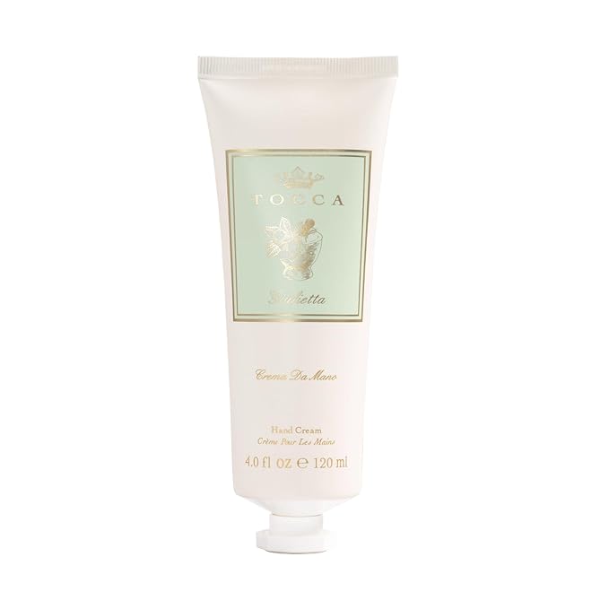 Tocca Crema de Mano Luxe, Giulietta Hand Cream, 4 oz - Pink Tulips, Green Apple, Vanilla Orchid - Moisturizing, Quick Absorbing