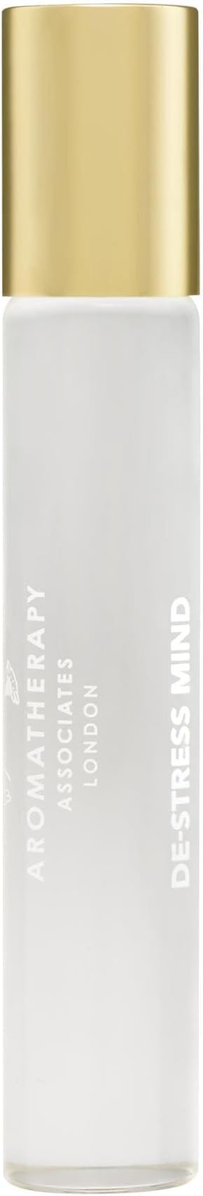 Aromatherapy Associates De-Stress Mind Rollerball. Premium Blend of Frankincense and Chamomile Essential Oils to Clear and Calm your Mind on the Go (0.34 fl oz)