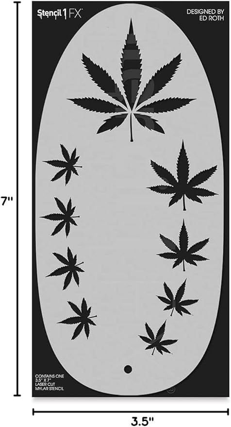 Stencil1FX Mary Jane Makeup Stencil Durable Quality Reusable Stencils United States Stencil America for Parades, Parties and More!