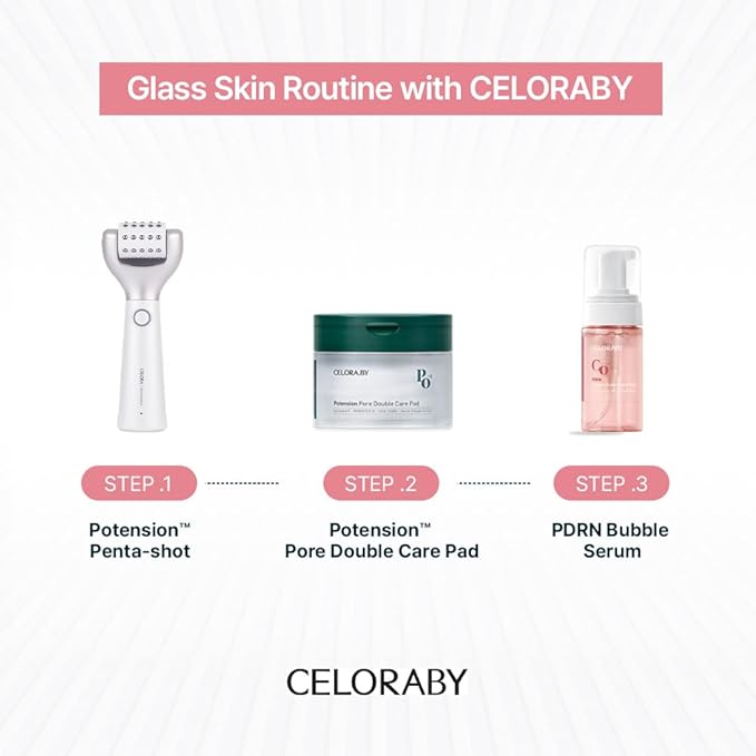 CELORABY Collagen PDRN Bubble Serum with Concentrated Marine Collagen Glass Skin Korean Ampoule Elasticity Booster Peptides Quick Mask Deep Hydration