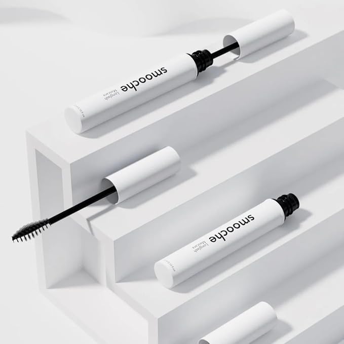 Long Lash Mascara – Smudge-Proof, Lash-Boosting Mascara with Growth Serum – Instant Length & Volume – Clean, Vegan, and Natural Ingredients – 3mL