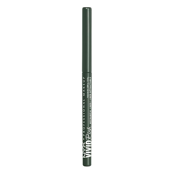 NYX PROFESSIONAL MAKEUP Mechanical Eye Pencil, Vivid Rich Mechanical, Creamy Retractable Eyeliner - Emerald Empire, Emerald Green Eyeliner