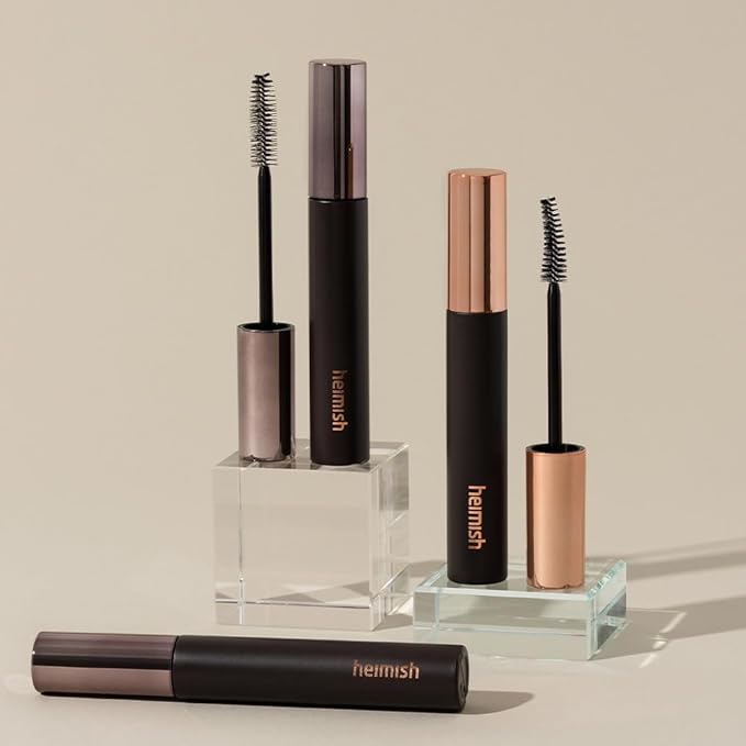 HEIMISH Dailism Smudge Stop Mascara, Volumizing & Lengthening, Long-lasting, Waterproof, Smudge-proof, Non-Clumping, Washable Cleansing Korean Mascara, 0.32oz/9g - Black Volume