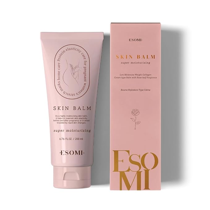 ESOMI Skin Balm 6.76 fl oz – Deep Hydration & Firming, Low Molecular Collagen, Bird’s Nest Extract, Silky Texture