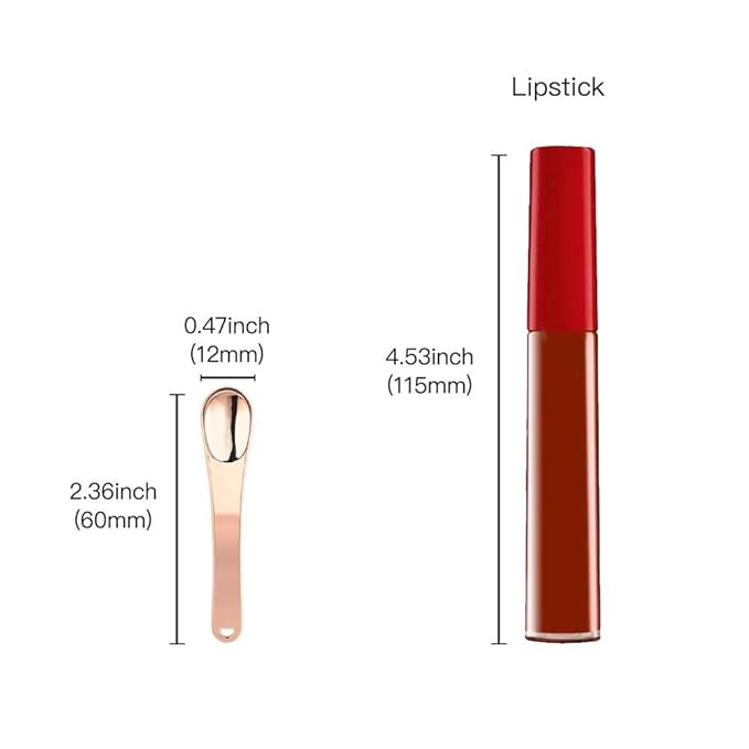 Tekson 6 Pieces Metal Cosmetic Skincare Spatula, Mini Mask facial Reusable Scoop, Makeup Beauty Spoons for Cream, Lotions, Moisturizers (Rose Gold, Gold, Silver)