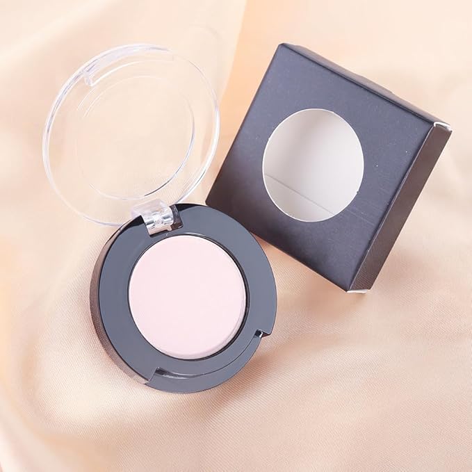 Monochrome Matte Eyeshadow Makeup Palette, Highly Pigmented Pearl White Eyeshadow Palette, Matte Pressed Powder Eye shadow Makeup, Single Vegan Eye Shadow, Daily Evening Women Girls Eyeshadow Gift 3#