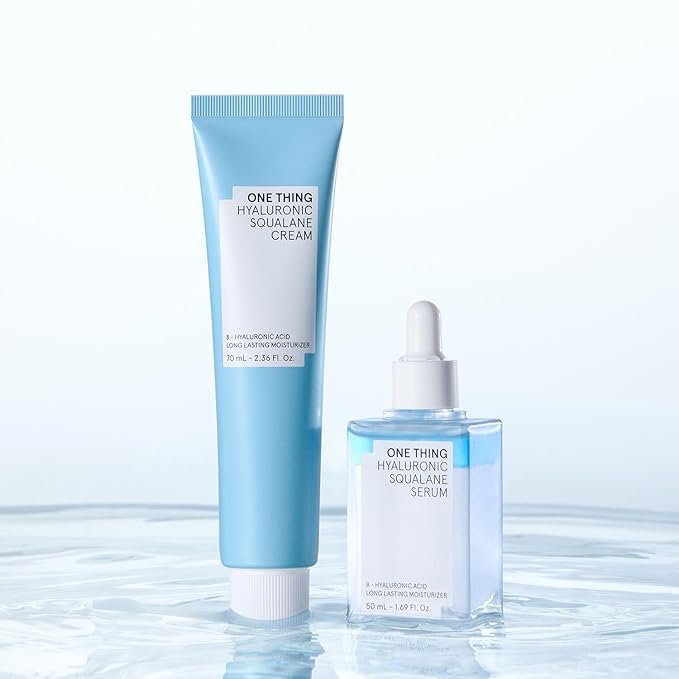ONE THING Hyaluronic Squalane Serum (1.69 fl.oz / 50ml), Korean Skincare, Hyaluronic Acid, Moisturizing, Oil-moisture Balance, Moisture Inner Dry