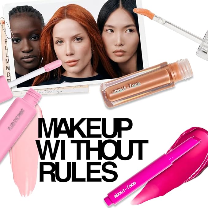 about-face Matte Fluid Eye Paint Light Transcending – High-Pigment Liquid Eyeshadow, Long-Lasting, No-Budge Matte Finish, Vegan & Cruelty-Free (Creamsicle Orange)