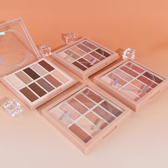 Neutral Nude Eye Shadow Palette,Matte Nude Pink Light Color Cream Eyeshadow Palette,Make Up Pallets for Women Natural Eyeshadow for Eyes Long Lasting Naturing-Looking