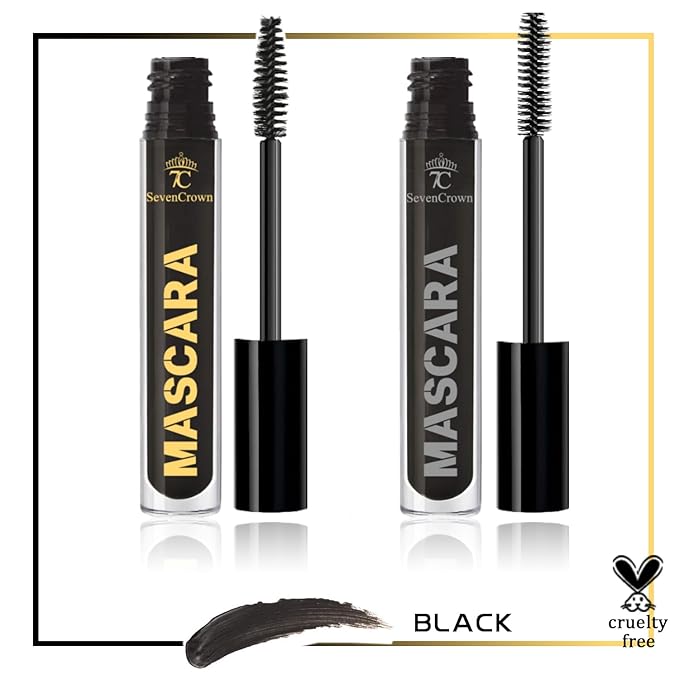 Mascara Black Waterproof Volume & Vegan & Cruelty Free Mascara Makeup Set Holiday Gift for Beauty Lovers