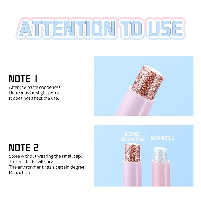 3PCS Crystal Hydrating Jelly Stick Eyeshadow Stick, Glitter Makeup Jelly Shimmer Eye Shadow Crayon, Lightweight Eye Brightener Eye Makeup (01+02+05)