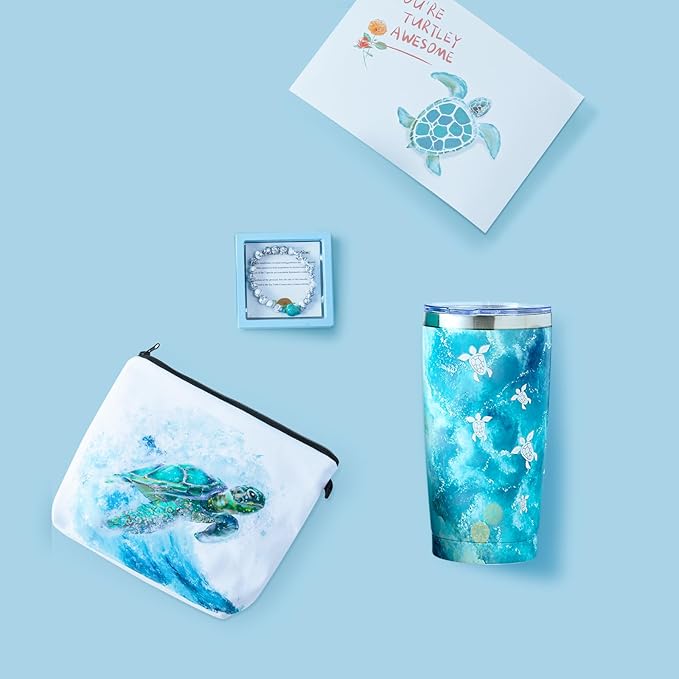 Sea Turtle Gifts for Women Gift Baskets Birthday Gifts Womens Gift Set Relaxing Spa Gift Luxury Valentines Day Christmas Gift for Women Mom Her Friend Grandma Adults