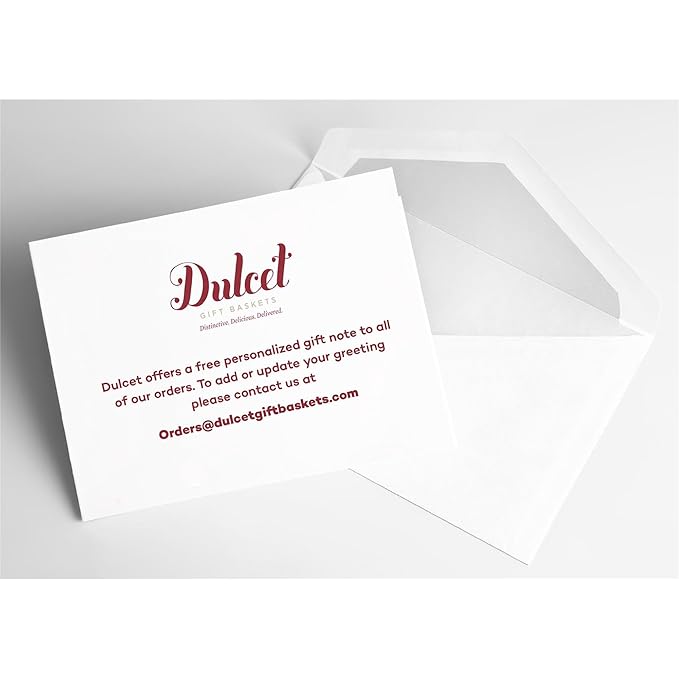 Dulcet Gift Basket – Premium Freshly Gourmet Baked Goods – Gift Basket for All Types of Special Occassions - Assorted Variety of Tastes with Delicious Brownies, Crumb Cakes Rugelah, and Muffins.