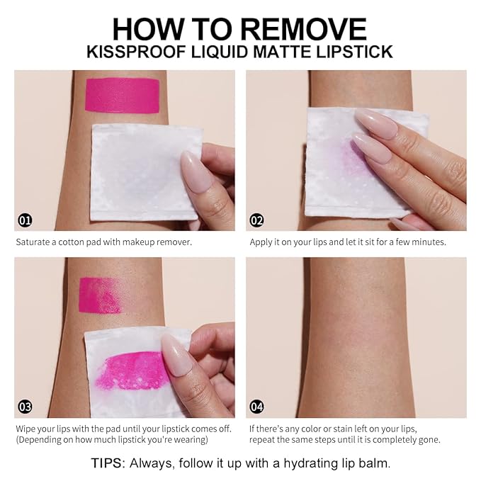 Oulac Matte Liquid Red Lipstick, Orange Tone, Long Lasting, Waterproof, No Transfer, Creamy High Pigmented Formula with Vitamin E, Vegan & Cruelty-Free