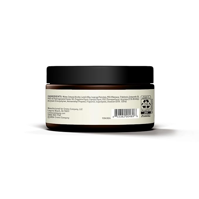 Cremo Mens Hair Paste - Premium Barber Grade Thickening Paste with High Hold and Low Shine, 4 Oz