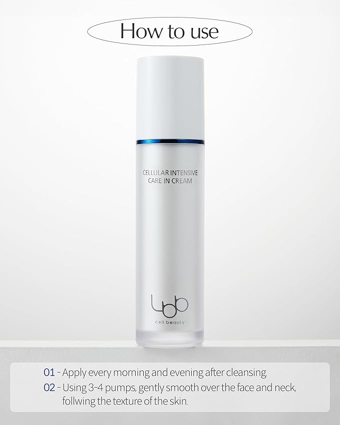 LBB Cellular Intensive Care In Cream - Vegan Antioxidant Face Moisturizer for Balanced and Youthful Skin - Improves Wrinkles, Elasticity - Tangerine Cellular Water, Plant Cell Extracts, 1.69 oz.