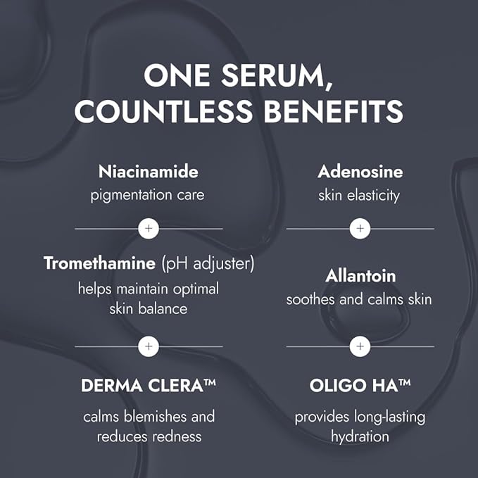 MIZON 7 Vegan Peptide Booster Serum Korean Anti-Aging Face Serum with Niacinamide & Hyaluronic Acid Hydrating Firming & Smoothing Skincare for Fine Lines & Skin Repair – 5.07 fl oz