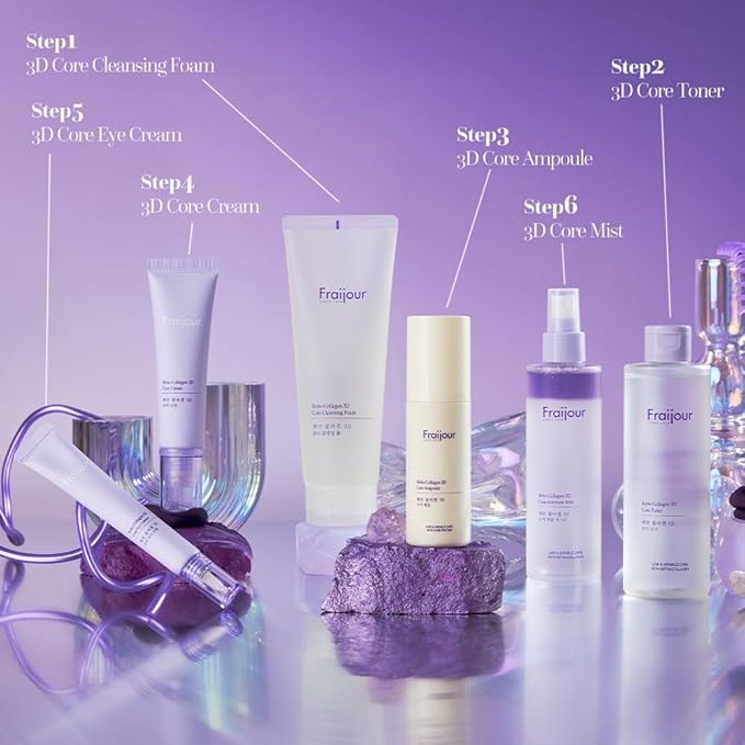 Fraijour Retin-Collagen 3D Core Radiance Mask – Firming Wash-Off Mask with Peptides & Bakuchiol, Tightens & Nourishes Skin, Restores Radiance & Glow, For All Skin Types, 2.54 fl.oz.