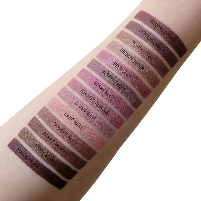 Aromi Desert Taupe Matte Liquid Lipstick | Greige, Grey Beige Lip Color, Long-Lasting Lipstick, Handmade, Day to Night (Desert Taupe)