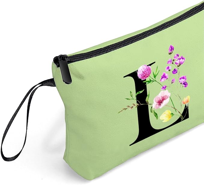 Birthday Friendship Bridesmaid Team Gifts for Employees Women Mom Aunt Daughter Teenage Girl Personalized Make up Cosmetic Bag Travel with Mirror Mothers Day Christmas Graduation L