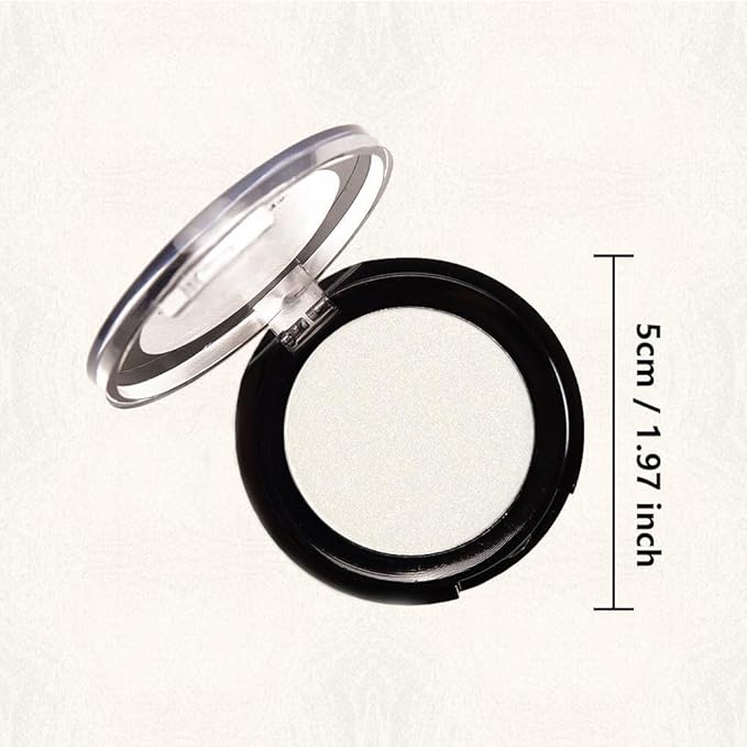 Monochrome Cream Glittle Eyeshadow Palette Makeup, High Pigment Natural Sombras Crema Para Ojos, Glod Shimmer Single Shimmer Eye Shadow for Older Women, Talc, Paraben & Cruelty Free