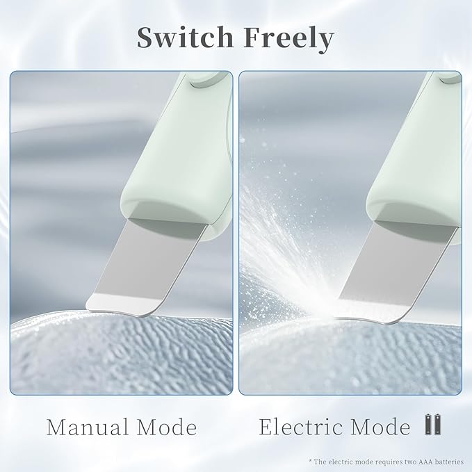 Blackhead Remover Tools, Black Head Remover for Face and Nose, Skin Scrubber Face Spatula Deep Pore Cleaner for Daily Skin Care, Skin Care Tools for Men and Women, Whitehead Removal (Green)