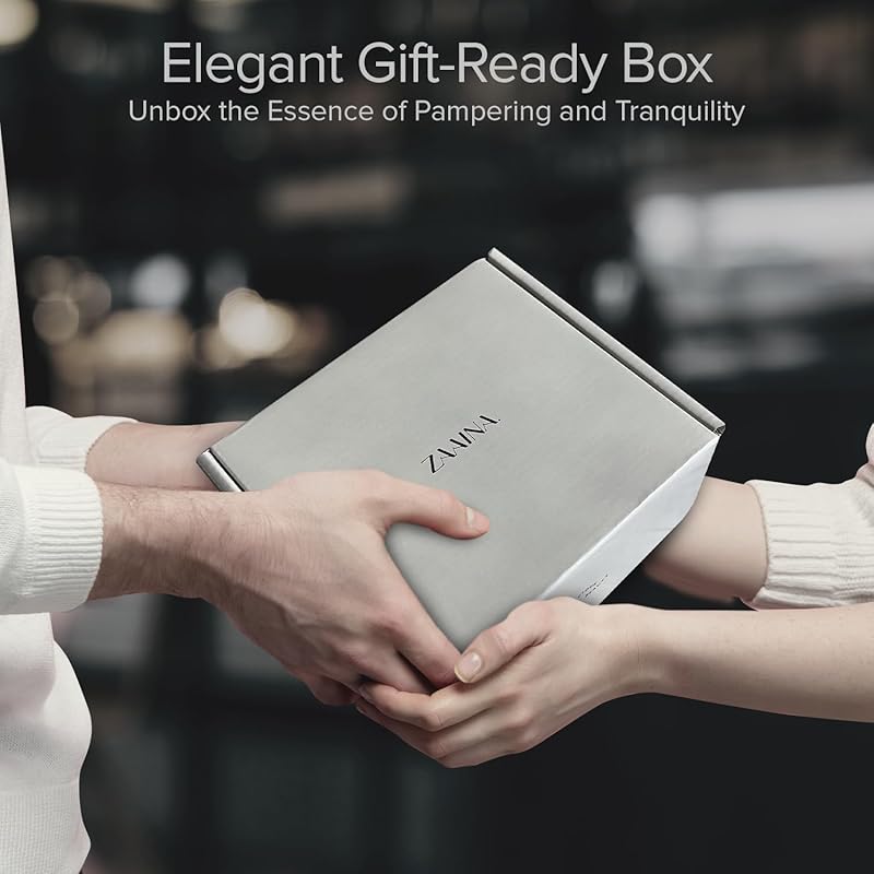 ZAAINA Men’s Self Care Kit – Luxury Spa Gift Set for Men with Face Serum, Soaps, Heel Balm & Lip Balm – Grooming Care Package for Men – Birthday & Relaxation Kit (Premium Set with Sandalwood Candle)