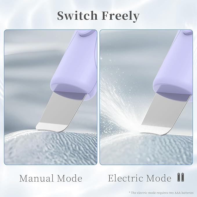 Blackhead Remover Tools, Black Head Remover for Face and Nose, Deep Pore Cleaner for Daily Skin Care, Skin Care Tools for Men and Women, Travel Blackhead and Whitehead Removal (Purple)