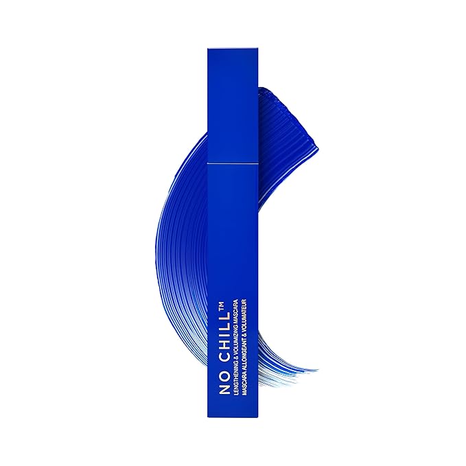 NO CHILL Mascara by Lavaa Beauty | Tubing Mascara | Lengthening & Volumizing | No Smudging & No Flaking (Cobalt Blue)