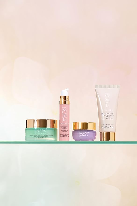 KORA Organics Kakadu Plum Vitamin C Eye Cream, Hydrating & Revitalizing, Certified Organic, Cruelty Free, Refillable, 0.51 fl oz