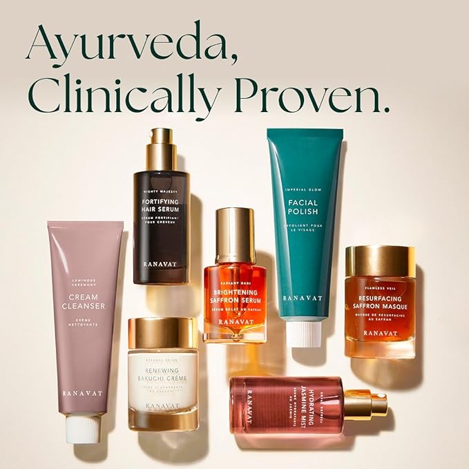 RANAVAT Cream Cleanser - Daily Facial Cleanser Doubles as Waterproof Eye Makeup Remover - Gentle Face Wash to Detoxify and Nourish (3.4 oz)