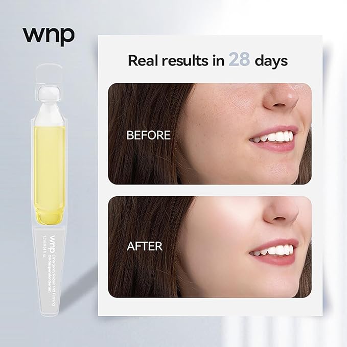 WNP serum set: Ultra Hydrating Serum 3% 4D Hyaluronic Acid +Emergency Repair Firming Oil-Suspension Serum Hydrating+Skin Repair|Single-Use Vials Skincare for Sensitiveskin 72ml