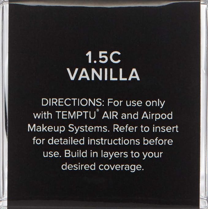 TEMPTU Perfect Canvas Airbrush Foundation Airpod: Anti-Aging Long-Wear Makeup, Buildable Coverage Semi-Matte, Natural Finish
