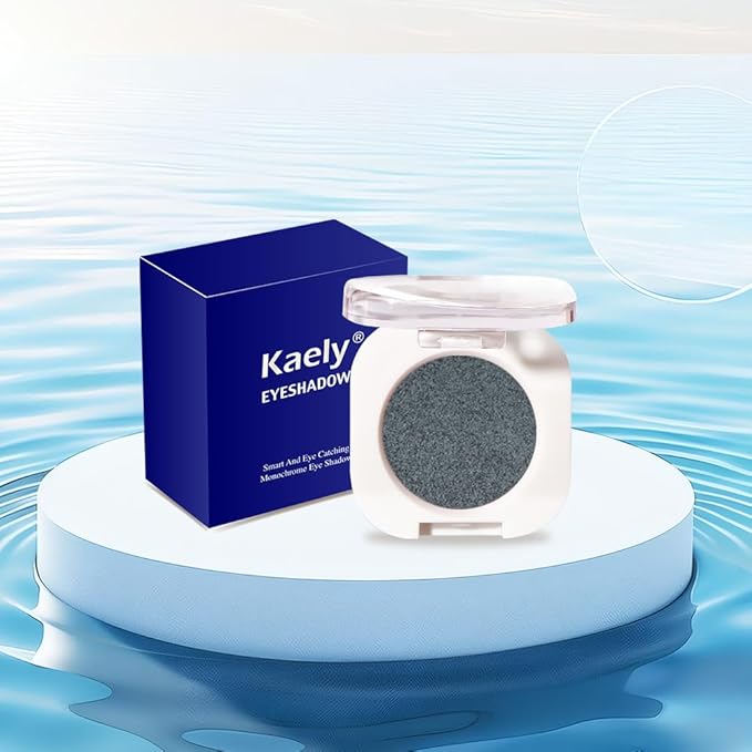 Single Glitter Shimmer Sparkle Eye shadow Palette Makeup, Dark Teal Glitter Eyeshadow for Women, Pigmented Waterproof Sombras Para Ojos, Vegan, Talc, Paraben & Cruelty Free, 33