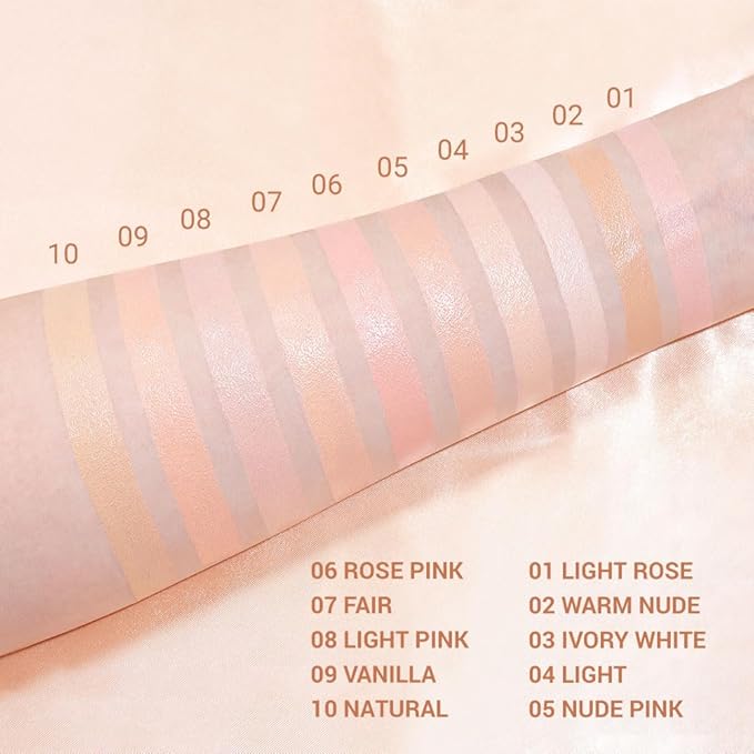 evpct 2Pcs Nude Pink under Eye Corrector Brightener Concealers for Older Women Dark Circles, under Eye Cream Pot Concealer Full Coverage Peach Color Corrector Makeup, Nourishing Waterproof