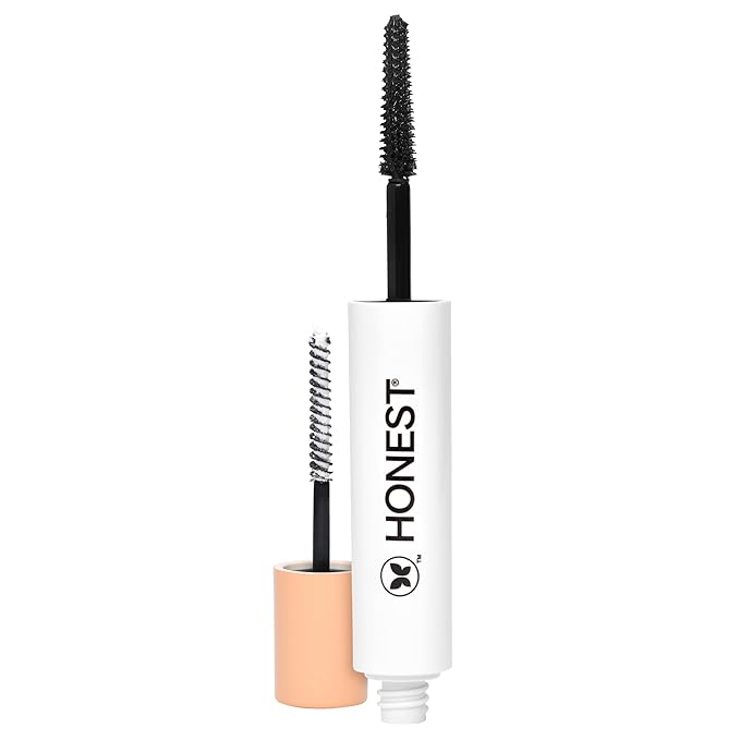 Honest Beauty 2-in-1 Extreme Length Clean Mascara + Lash Primer | Lengthening + Volumizing | Cruelty Free + Safe for Sensitive Eyes | Black, .27 fl oz