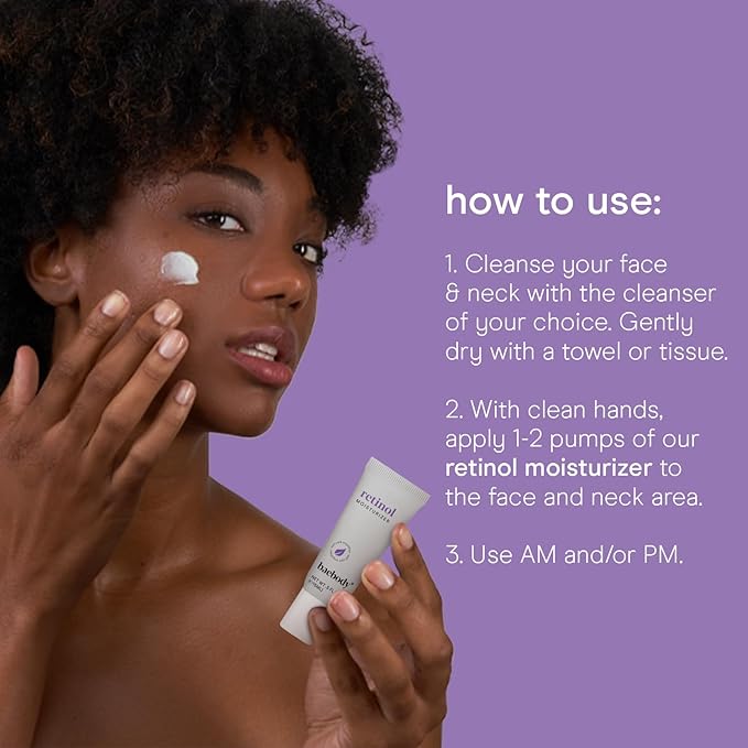 Baebody Made in USA Retinol Cream for Face - Anti Aging Face Cream for Fine Lines and Wrinkles - With Jojoba Oil & Vitamin E - Beauty Gifts for Women, Travel Size (15 ml/0.5 fl oz)