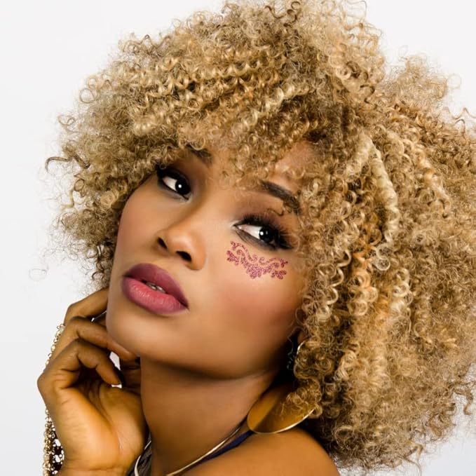 Stencil1FX Flourishes 3 Eyes Makeup Stencil - Fairy Renaissance Elven Princess - Makeup Stencil for Costumes, Dress Up, Halloween, Cosplay, Arts, Face Painting