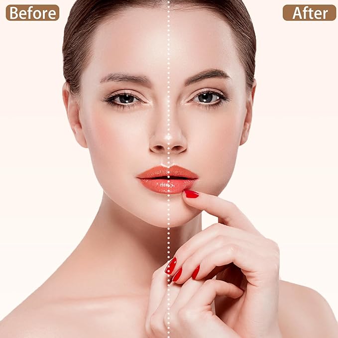 Makeup Kit with 4 Tip Waterproof Microblading Eyebrow Pencil, Eyeliner, Pomade and Dual-ended Eyebrow Brush - Dark Brunette