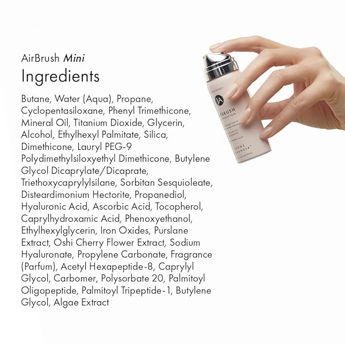 MagicMinerals AirBrush Foundation by Jerome Alexander, Mini Travel Size 1FL Oz, Easy Application Spray Makeup with Anti-aging Ingredients for Smooth Radiant Skin - Warm Medium