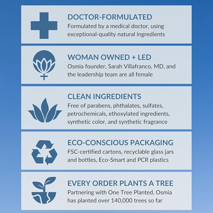 Osmia Skincare - Natural Night Body Oil | Borage Seed, Kukui, Lavender Oils | Nourish, Soothe, Fortify | Clean Beauty For Healthy Skin (1 fl oz | 30 ml)