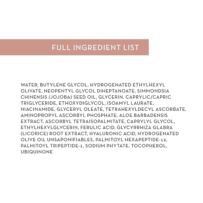 Dose of Glow Vitamin C Serum- Hydrating and Brightening Serum with Peptides, Hyaluronic Acid, Niacinamide and CoQ10. Firms Skin and Reduces Dark Spots and Fine Lines. 1 fl oz