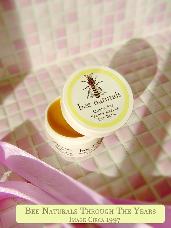 Bee Naturals Queen Eye Balm Duo - Peeper Keeper - 2 Pack Gift Set - Soothes & Moisturizes with Vitamin E & 10 Natural Oils - Helps Diminish Crowsfeet, Wrinkles & Fine Lines