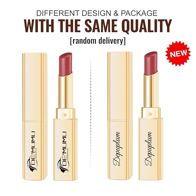 Reddish Lipstick for Women Hydrating Lipstick Glossy Moisture Lip Gloss Sheer-Medium Coverage, Long Lasting Lipsticks for Dry Lips,DM67 Reddish